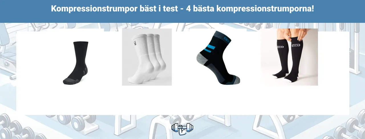 Kompressionstrumpor bäst i test
